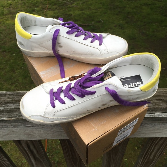 Golden Goose Superstar White Leather/Animalier NIB - Picture 4 of 9